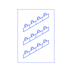 Layouts Open Offices Rows Diagonal Single Engraving Svg Design, Free Vectors File